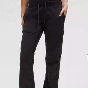 Lululemon dance studio Black pants Joggers with Drawstring size 6